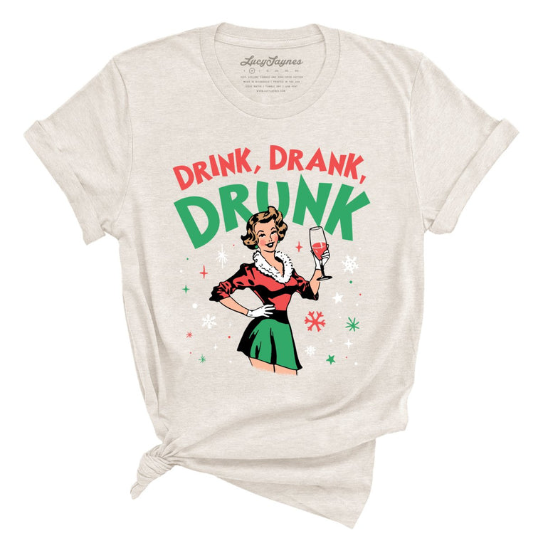Drink Drank Drunk Graphic Tee