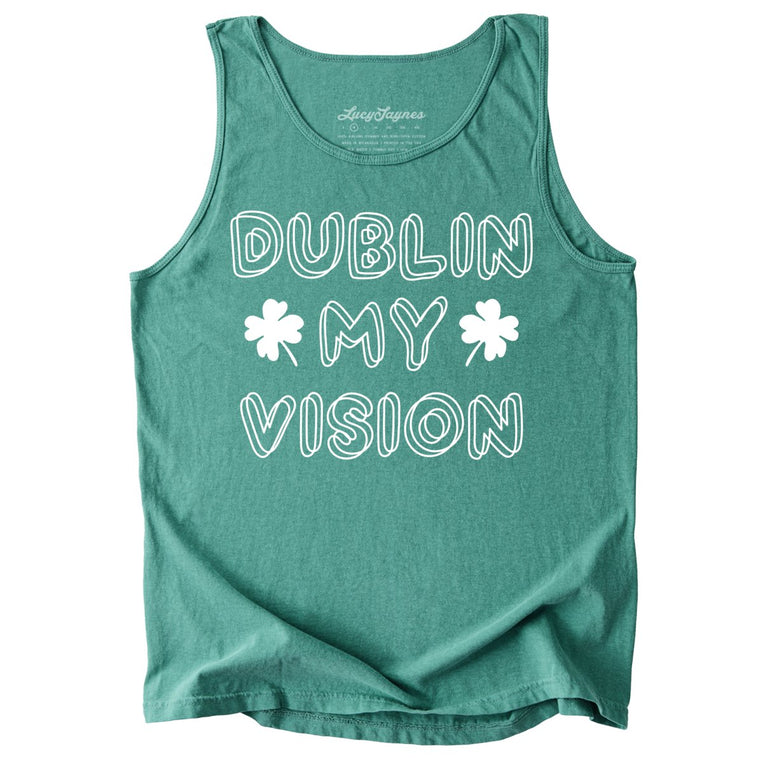 Dublin My Vision Comfort Colors Graphic Tank Top