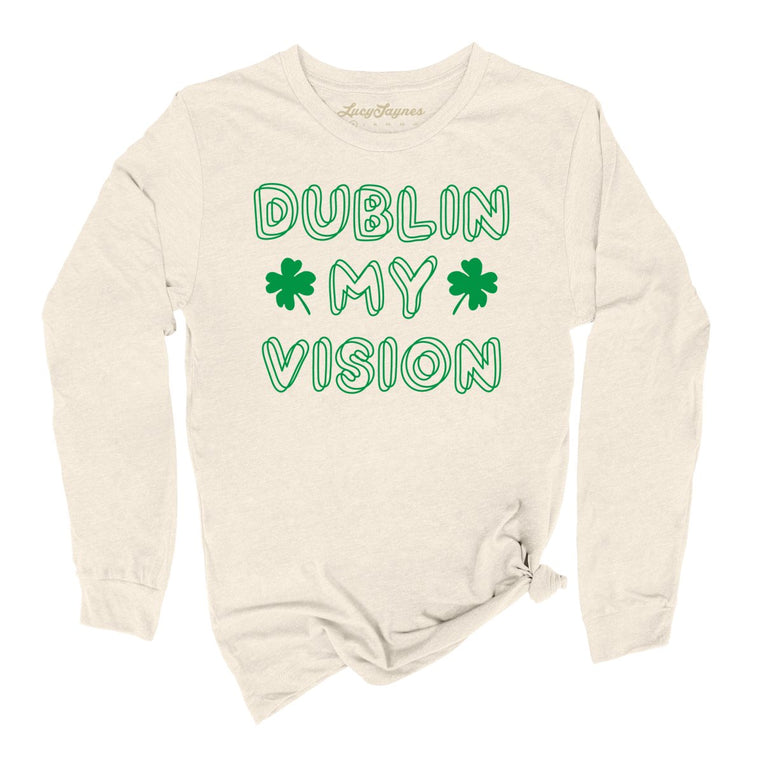 Dublin My Vision Graphic Long Sleeve Tee - Natural