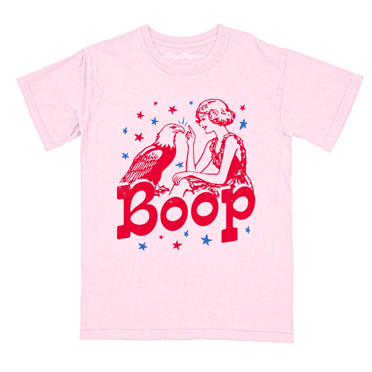 Eagle Boop Comfort Colors Graphic Tee - Blossom