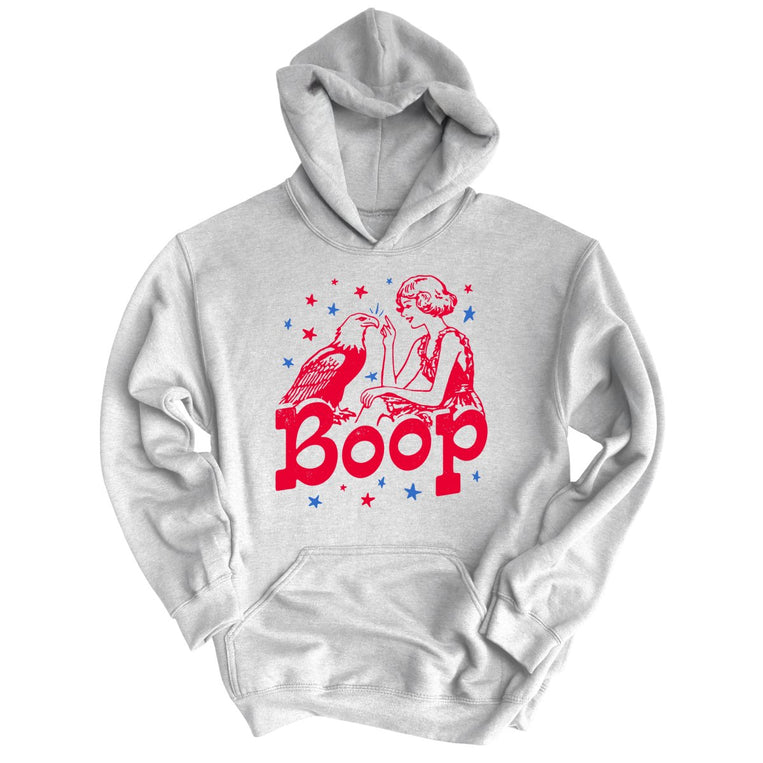 Eagle Boop Graphic Hoodie - Ash