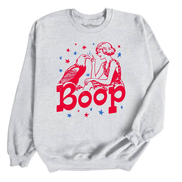 Eagle Boop Graphic Sweatshirt - Ash