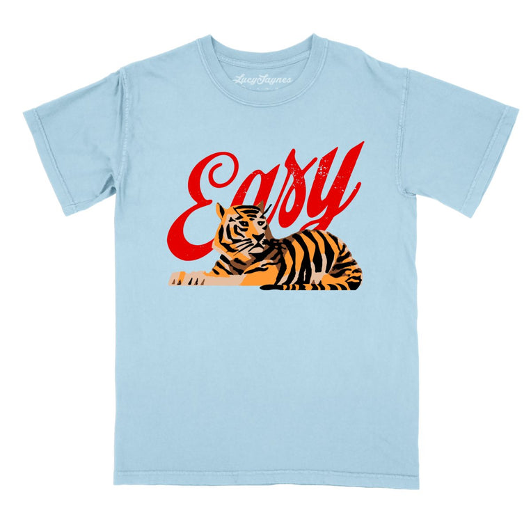 Easy Tiger Comfort Colors Graphic Tee - Chambray