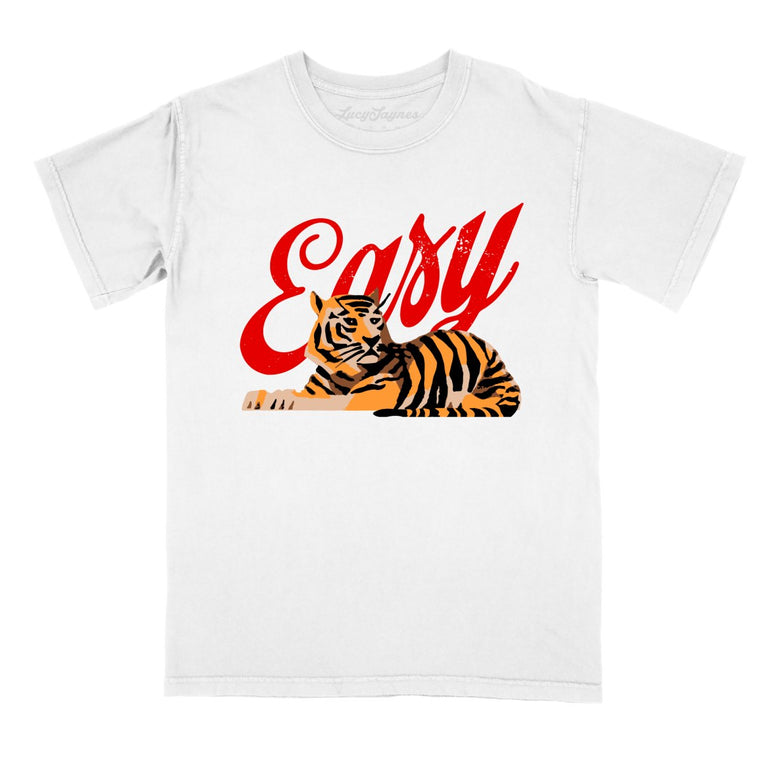 Easy Tiger Comfort Colors Graphic Tee - White