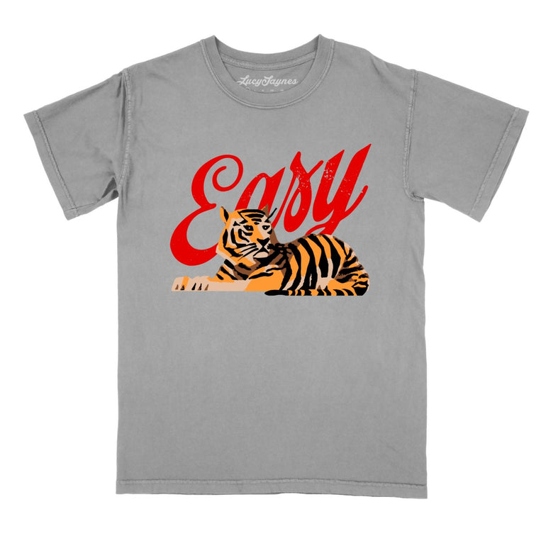 Easy Tiger Comfort Colors Graphic Tee - Grey