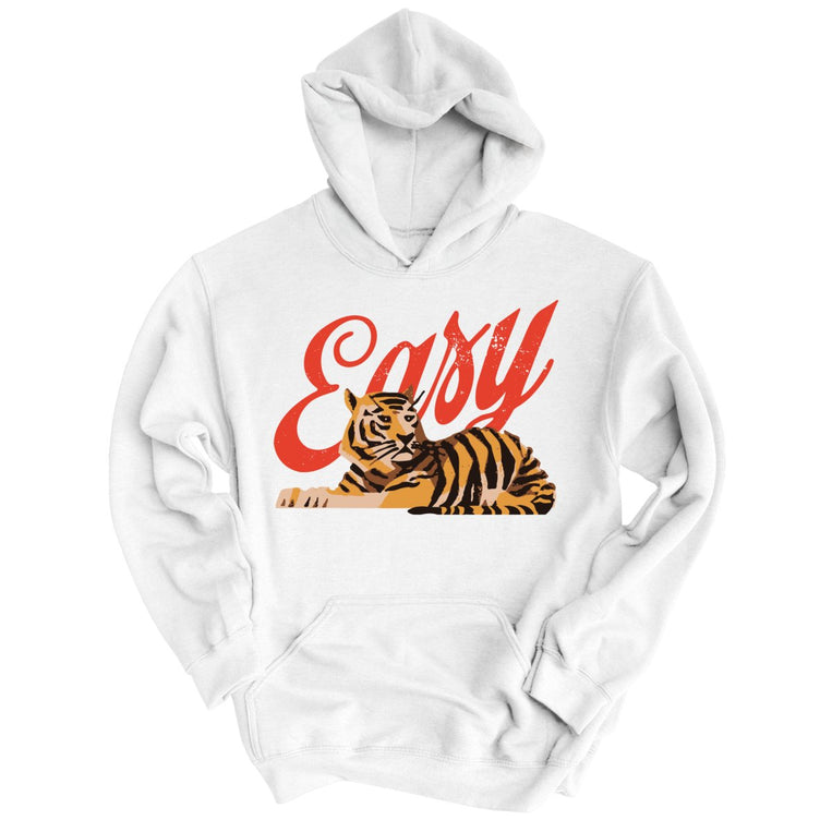 Easy Tiger Graphic Hoodie - White