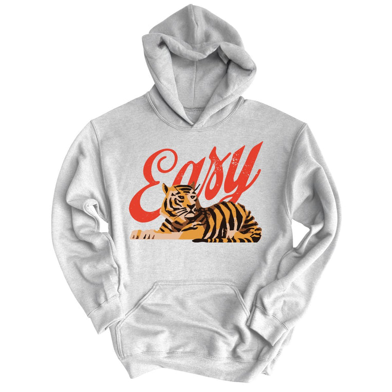 Easy Tiger Graphic Hoodie - Grey Heather
