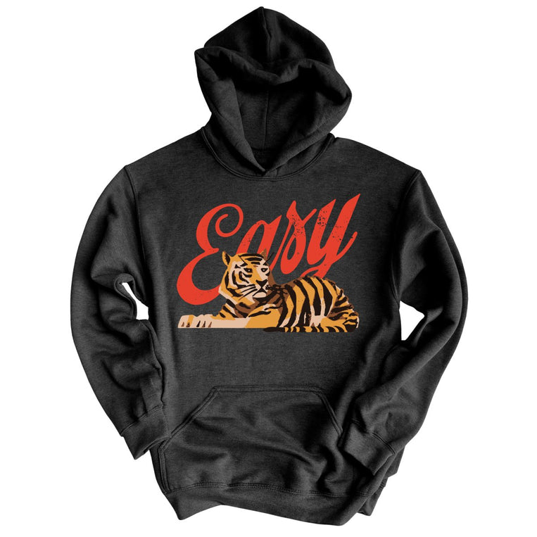 Easy Tiger Graphic Hoodie - Charcoal Heather