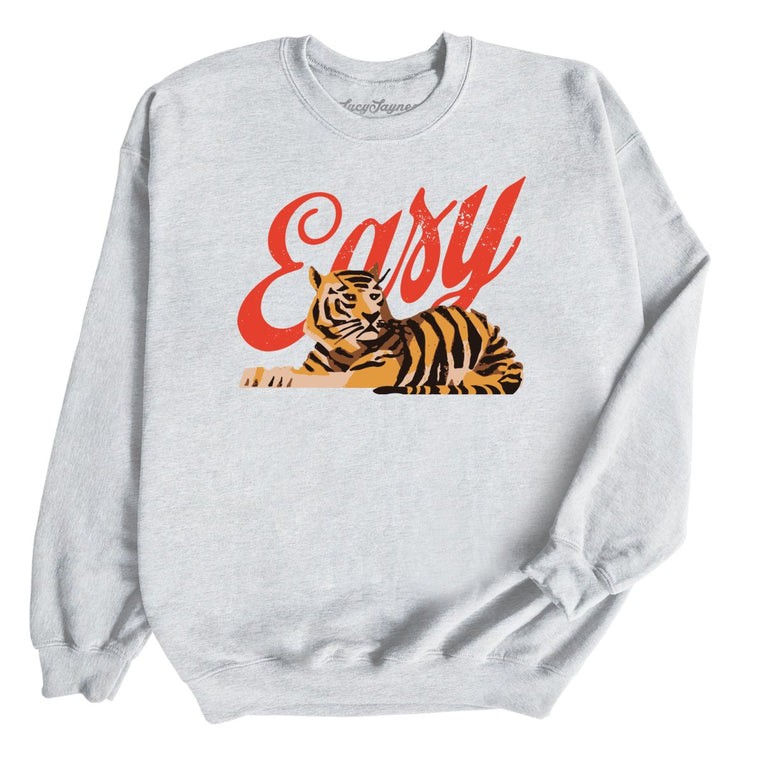 Easy Tiger Graphic Sweatshirt - Ash