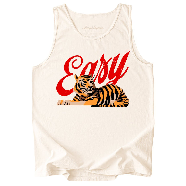 Easy Tiger Comfort Colors Graphic Tank Top