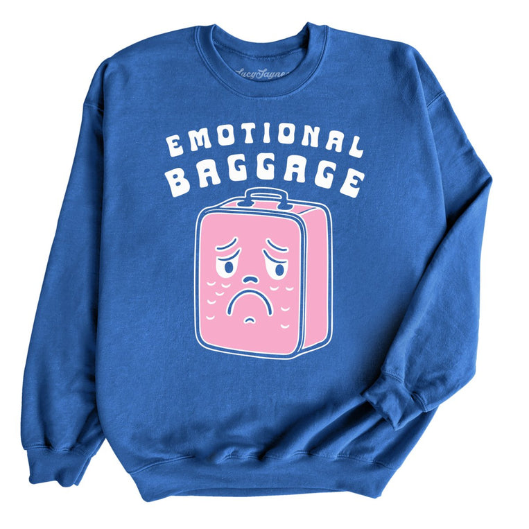 Emotional Baggage Graphic Sweatshirt