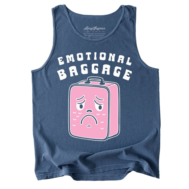 Emotional Baggage Comfort Colors Graphic Tank Top