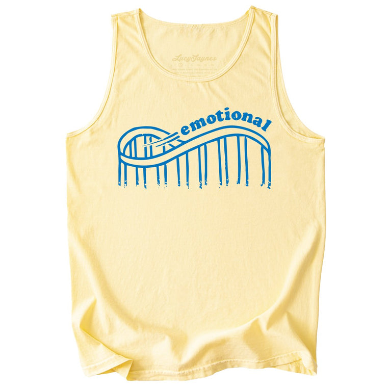 Emotional Roller Coaster Comfort Colors Graphic Tank Top