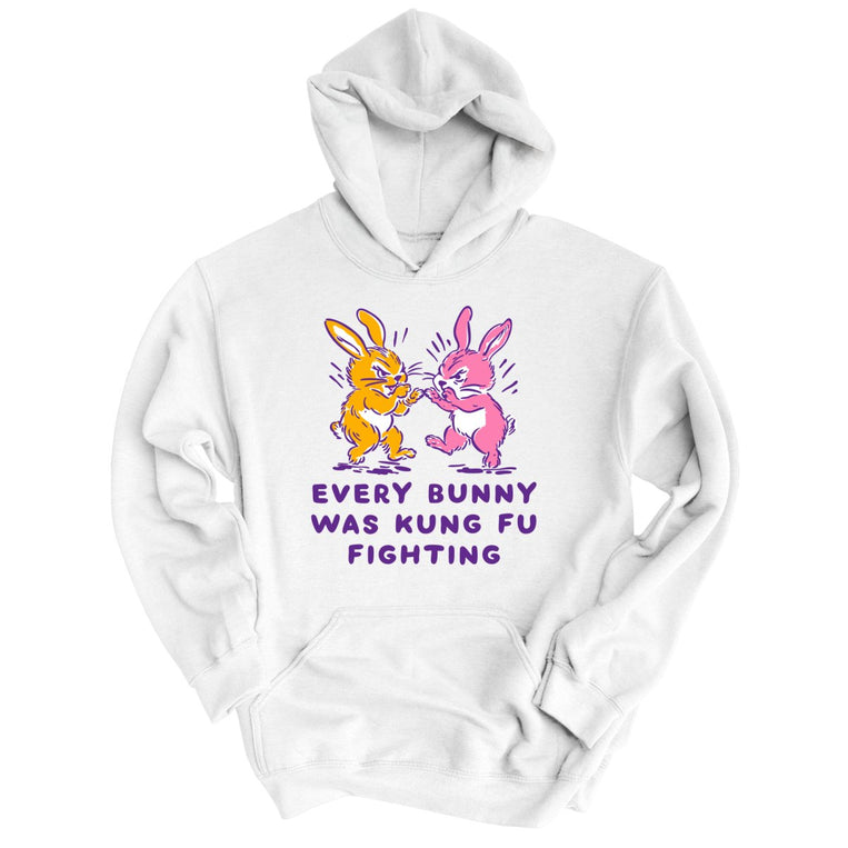 Every Bunny Was Kung Fu Fighting Graphic Hoodie