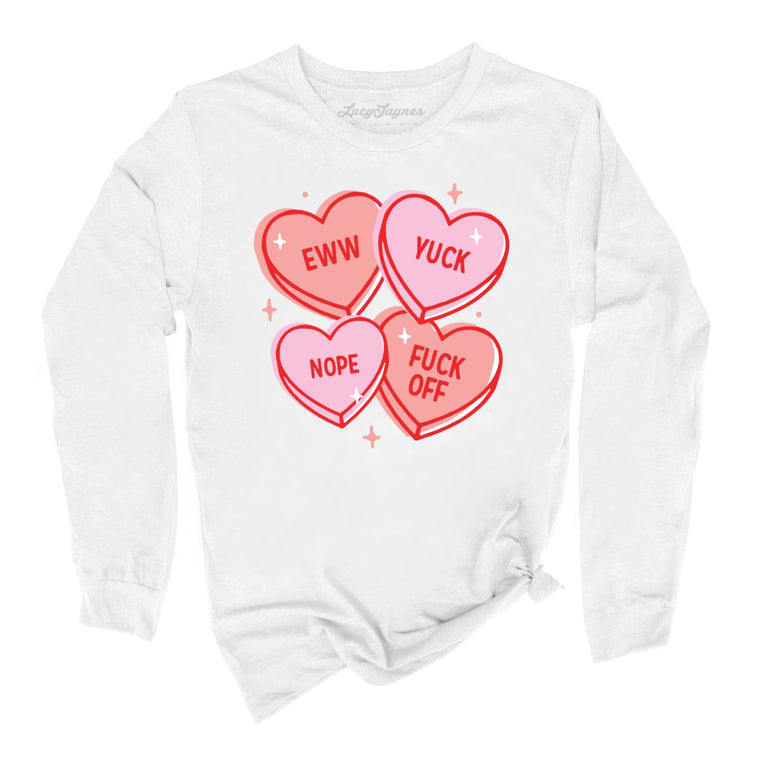 Eww Yuck Nope Graphic Long Sleeve Tee