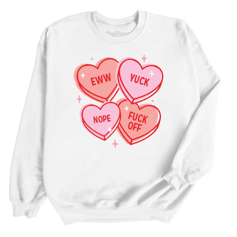 Eww Yuck Nope Graphic Sweatshirt