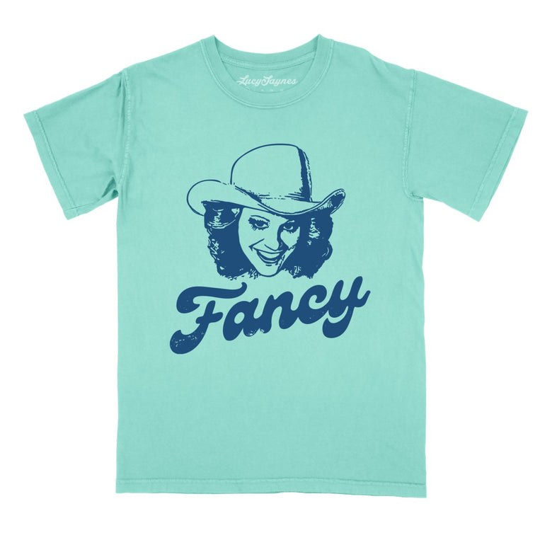 Fancy Comfort Colors Graphic Tee - Chalky Mint