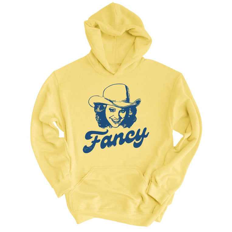 Fancy Graphic Hoodie - Light Yellow