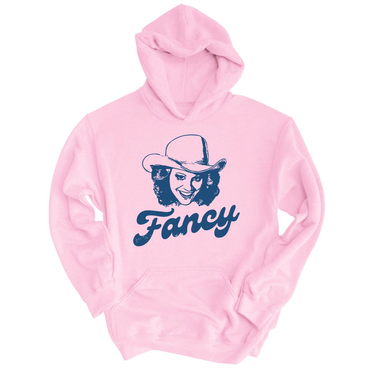 Fancy Graphic Hoodie - Light Pink