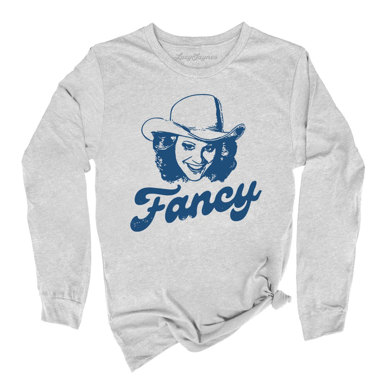 Fancy Graphic Long Sleeve Tee - Athletic Heather