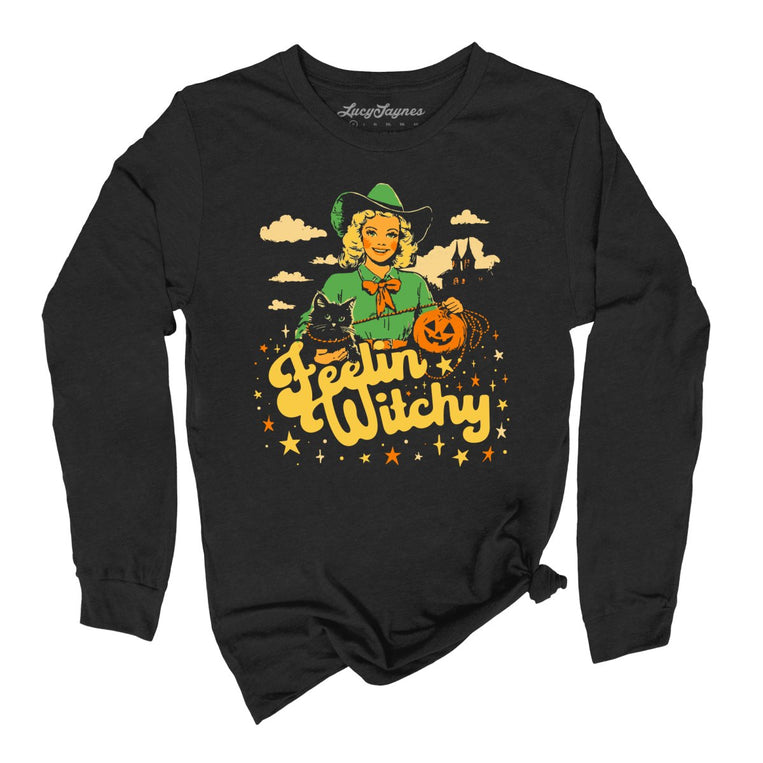 Feelin' Witchy Graphic Long Sleeve Tee