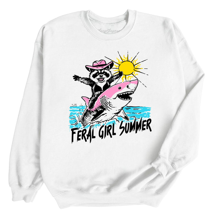 Feral Girl Summer Graphic Sweatshirt