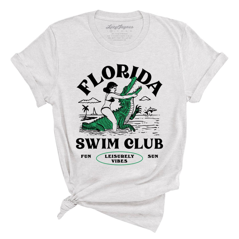 Florida Swim Club Graphic Tee - Ash
