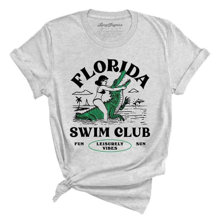 Florida Swim Club Graphic Tee - Athletic Heather