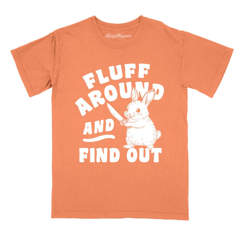 Fluff Around And Find Out Comfort Colors Graphic Tee - Terracotta