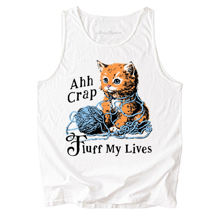 Fluff My Lives Comfort Colors Graphic Tank Top