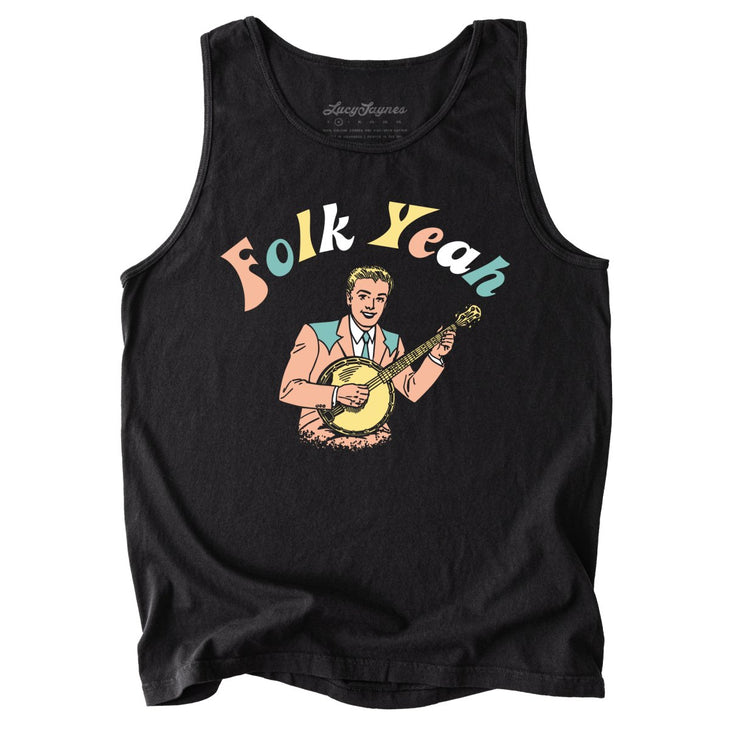 Folk Yeah Comfort Colors Tank Top