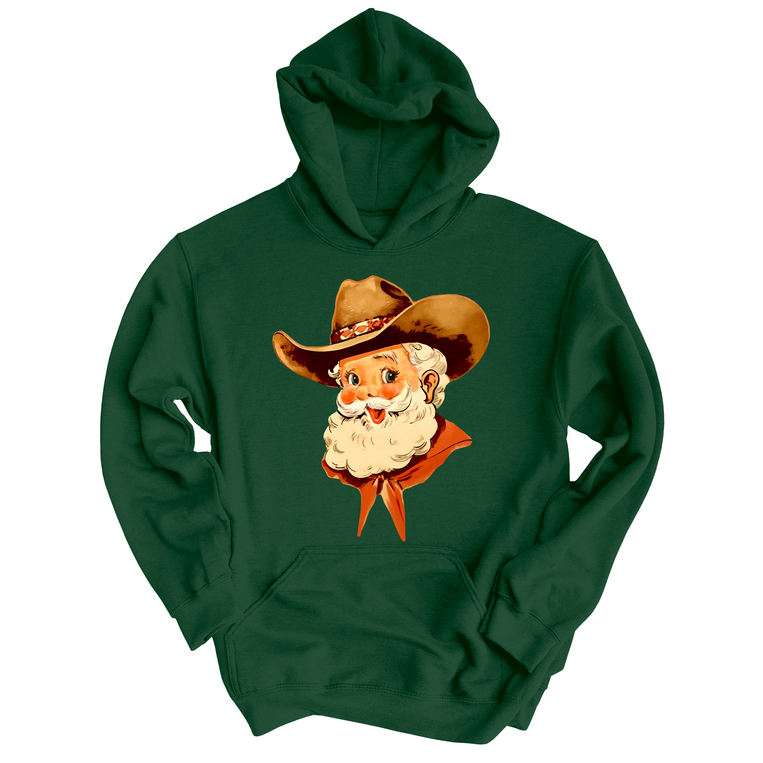 Cowboy Santa Graphic Hoodie