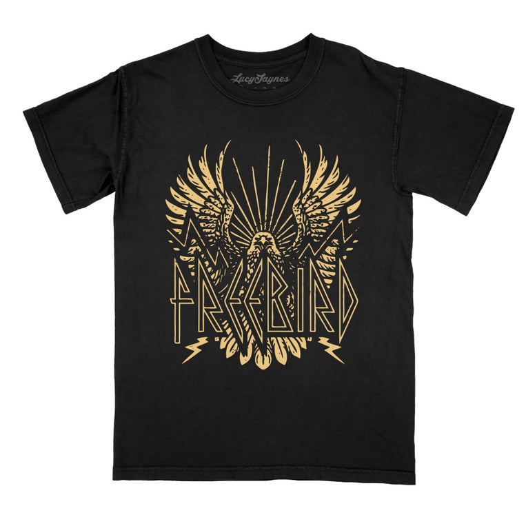 Freebird Comfort Colors Graphic Tee - Black