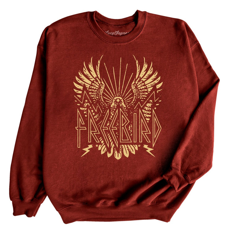 Freebird Graphic Sweatshirt - Garnet
