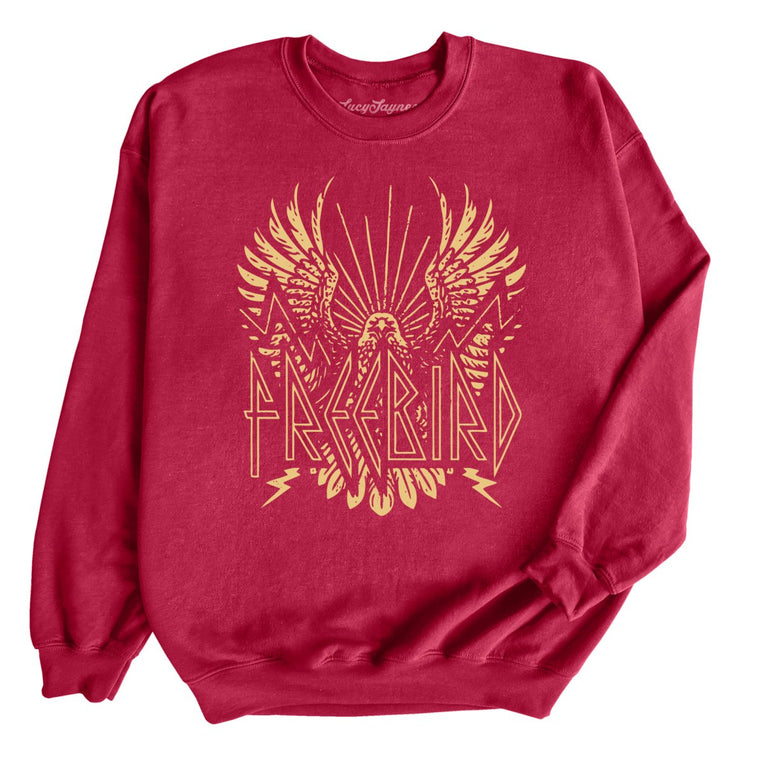 Freebird Graphic Sweatshirt - Cardinal Red