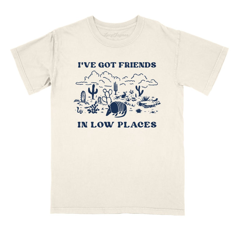 Friends in Low Places Comfort Colors Graphic Tee - Ivory