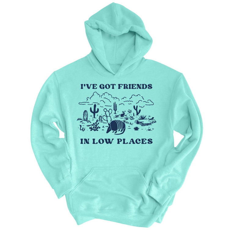 Friends in Low Places Graphic Hoodie - Mint