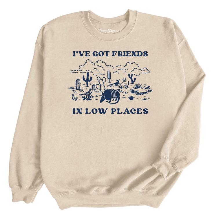 Friends in Low Places Graphic Sweatshirt - Sand