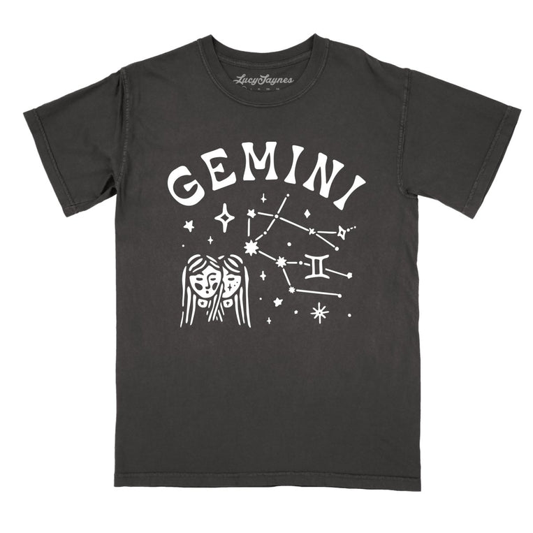 Gemini Comfort Colors Graphic Tee - Pepper