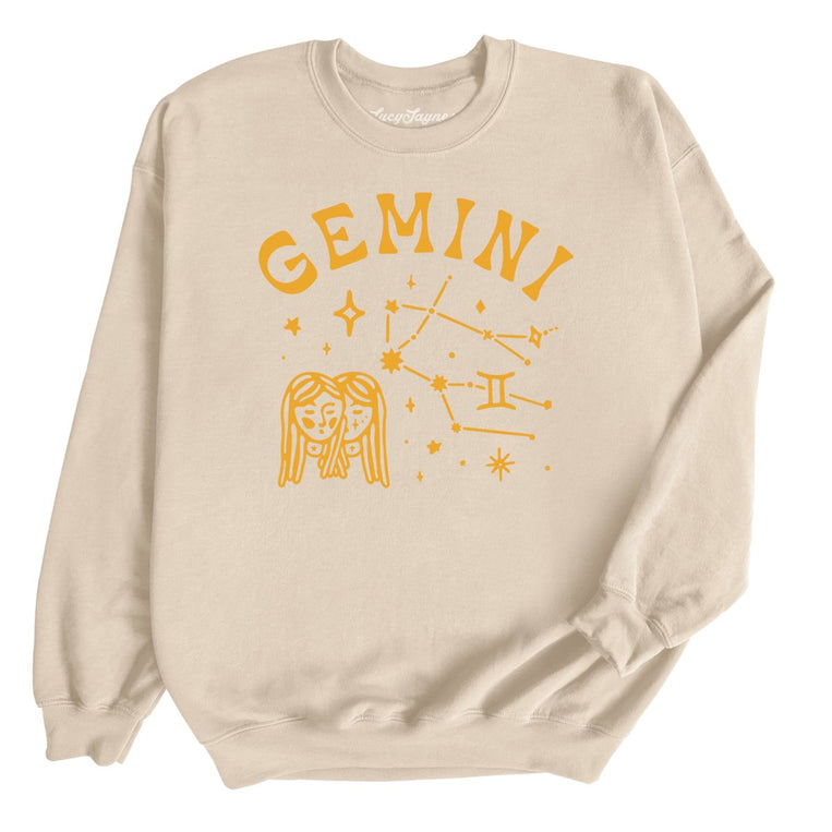 Gemini Graphic Sweatshirt - Sand