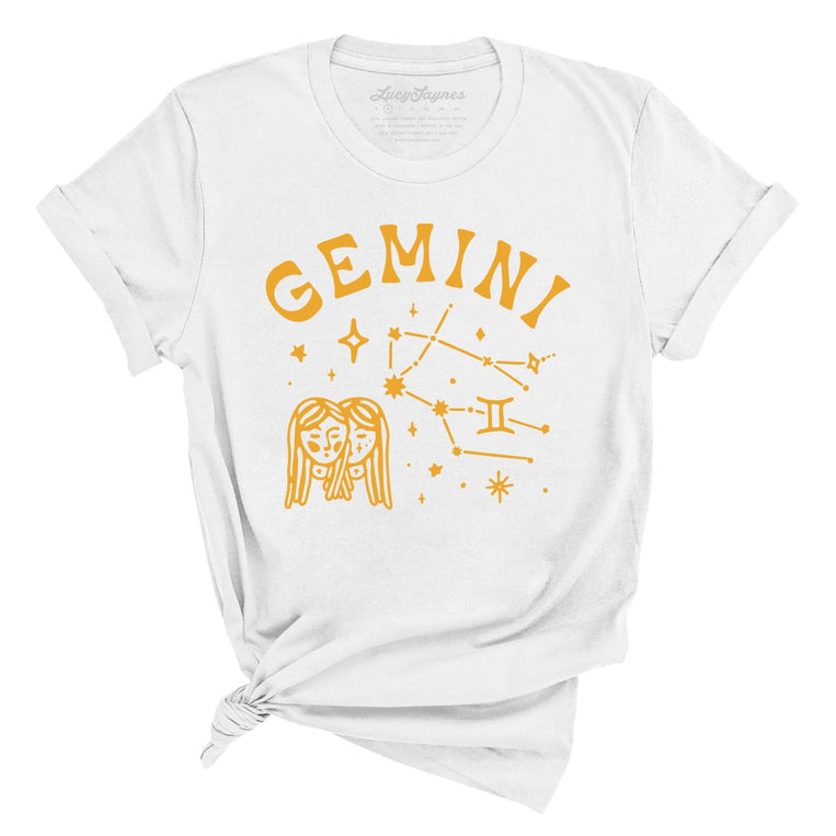 Gemini Graphic Tee - White