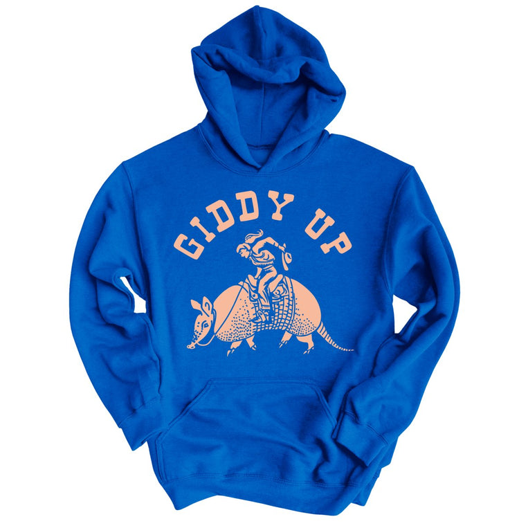 Giddy Up Graphic Hoodie - Royal