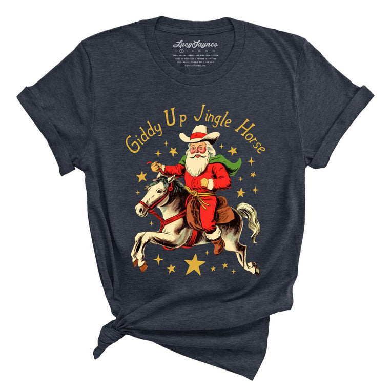 Giddy Up Jingle Horse Graphic Tee