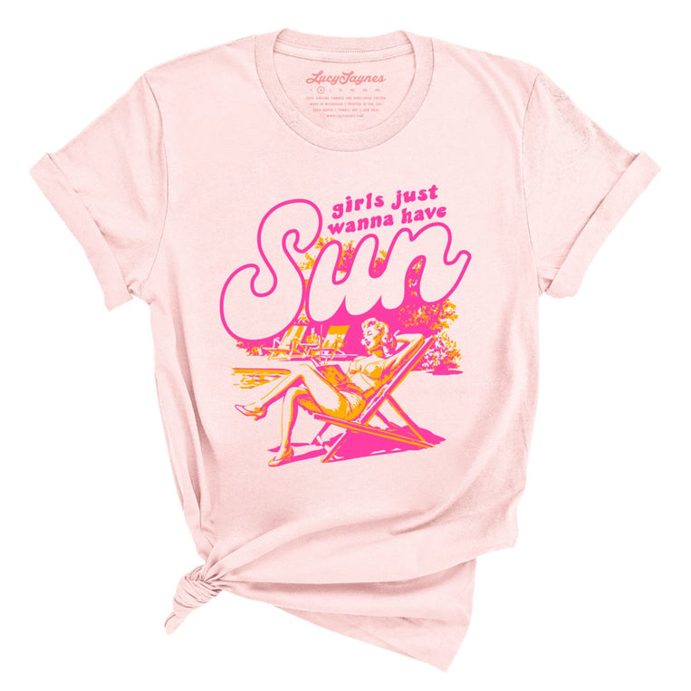 Girls Just Wanna Have Sun Graphic Tee