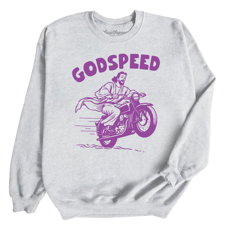 Godspeed Graphic Sweatshirt - Ash