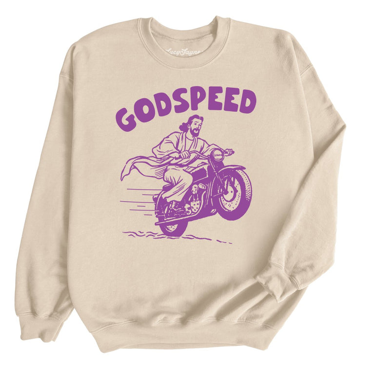 Godspeed Graphic Sweatshirt - Sand