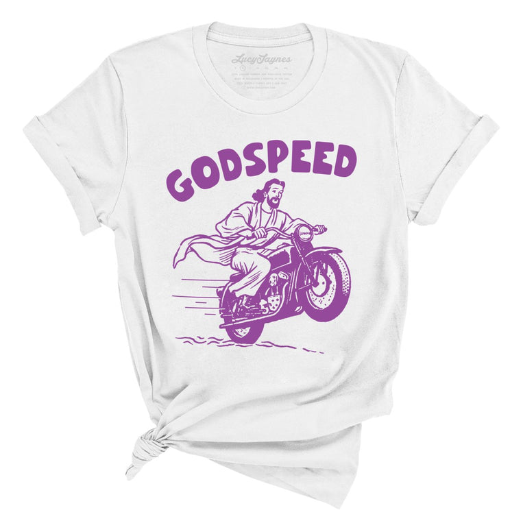 Godspeed Graphic Tee - White
