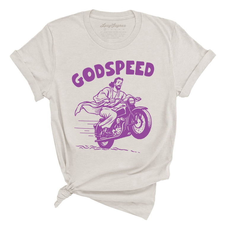 Godspeed Graphic Tee - Heather Dust