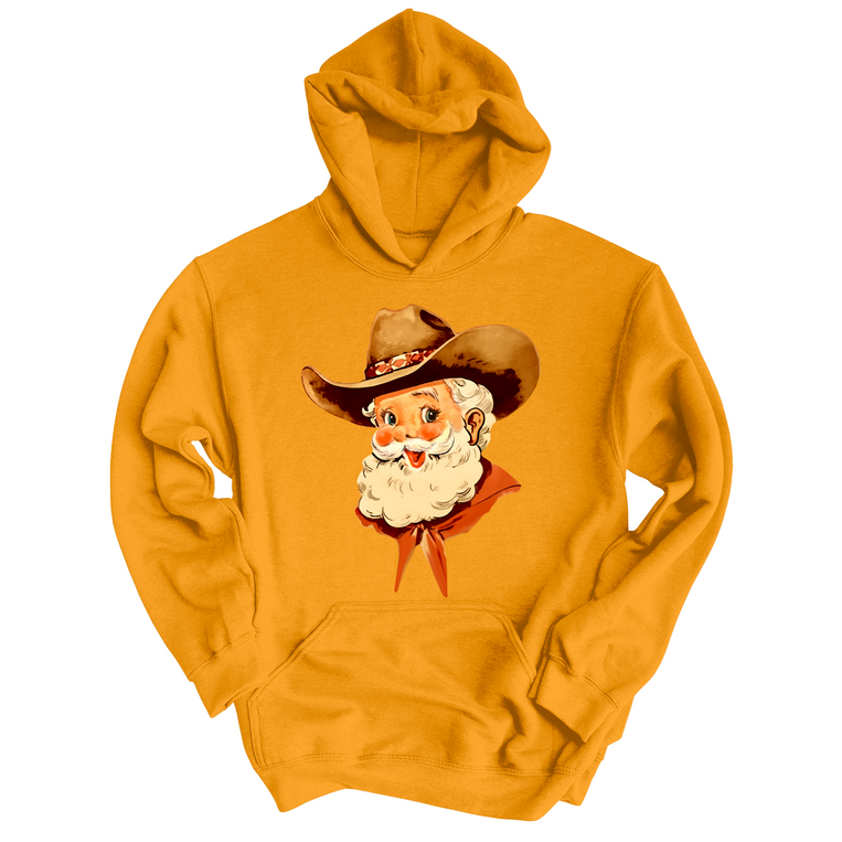 Cowboy Santa Graphic Hoodie