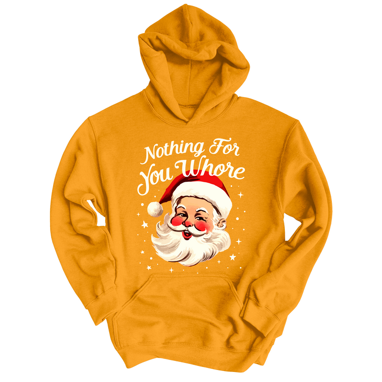 Nothing For You Graphic Hoodie - Gold